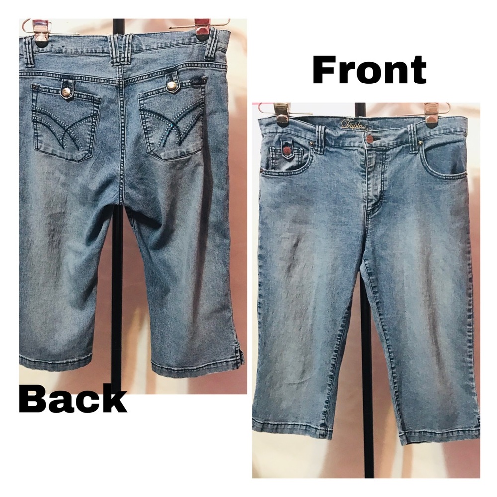 DUPLEX BY TYTE CAPRIS JEANS | Size: 14 - Picture 3 of 12
